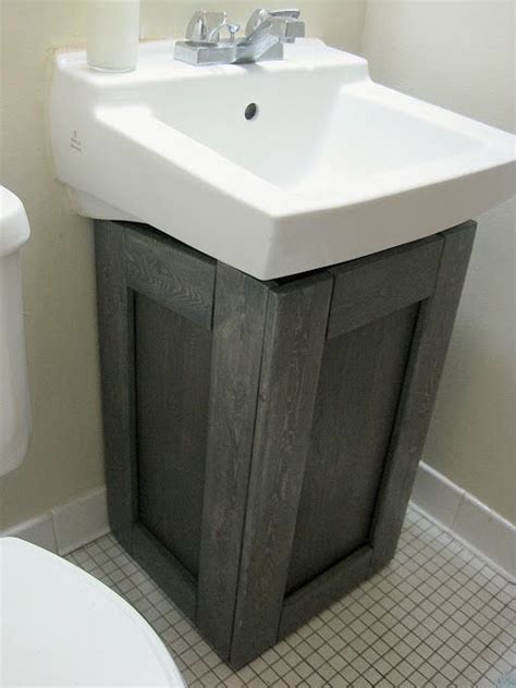 faux sink cabinet design